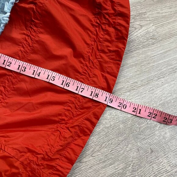 $495 Ben Taverniti unravel project woman Blue Denim Deconstructed Skirt Size 28 - Picture 8 of 8